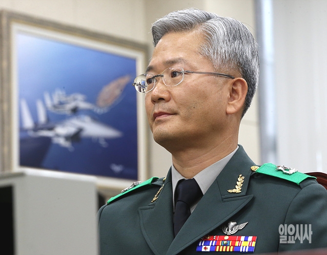 지난해 10월15일, 국회 국정감사에 출석한 옥도경 전 사이버사령관 <사진=일요시사 DB>