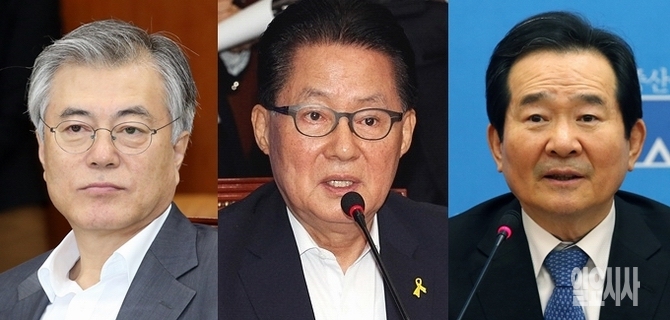 새정치민주연합 '빅3' 문재인·박지원·정세균 의원