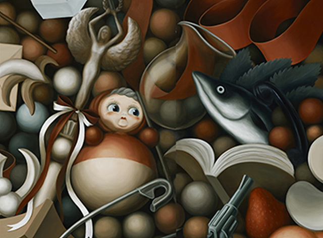 믿을 수 없는 화자, oil on canvas, 116.7x401.5cm, 2014