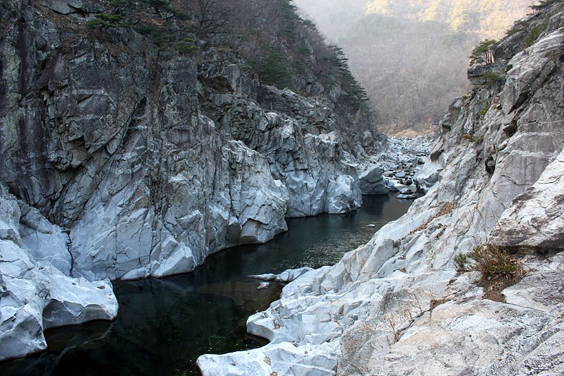 동해안 지질대장정 명소 울진 왕피천