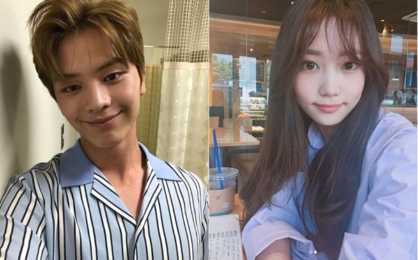 (사진: 육성재, 다이아 주은 SNS)