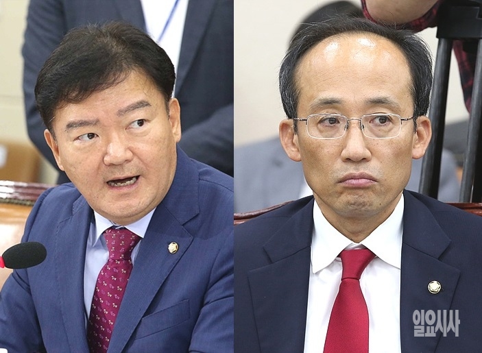 ▲ 민경욱·추경호 자유한국당 의원