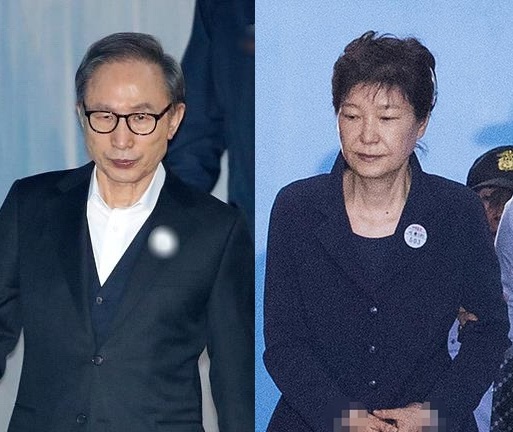 ▲ (사진 왼쪽부터)이명박·박근혜 전 대통령